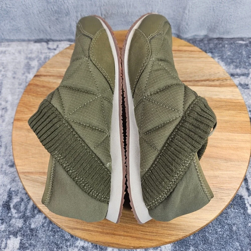 Teva ReEmber Ember Moc Mens Size 6 Green Moccasins Quilted Slip On Shoes 1125472
